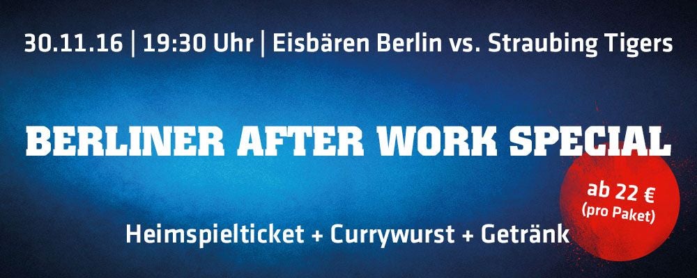 Berliner After Work Special am 30. November