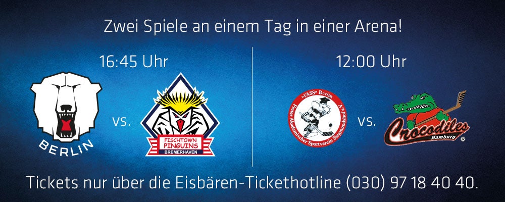 Zweimal Eishockey an einem Sonntag!