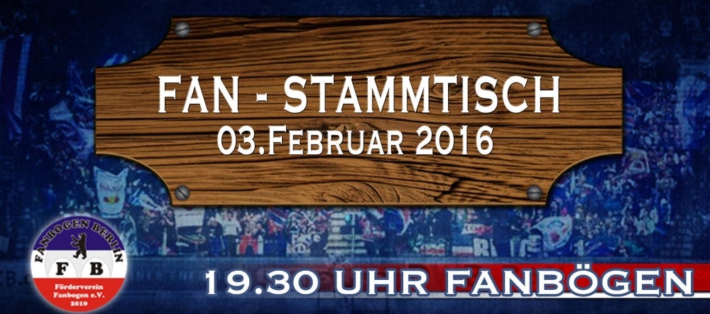 Fanstammtisch am Mittwochabend (03.02.2016)