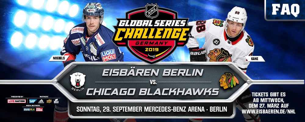 FAQ Eisbären vs. Blackhawks 29.09.2019