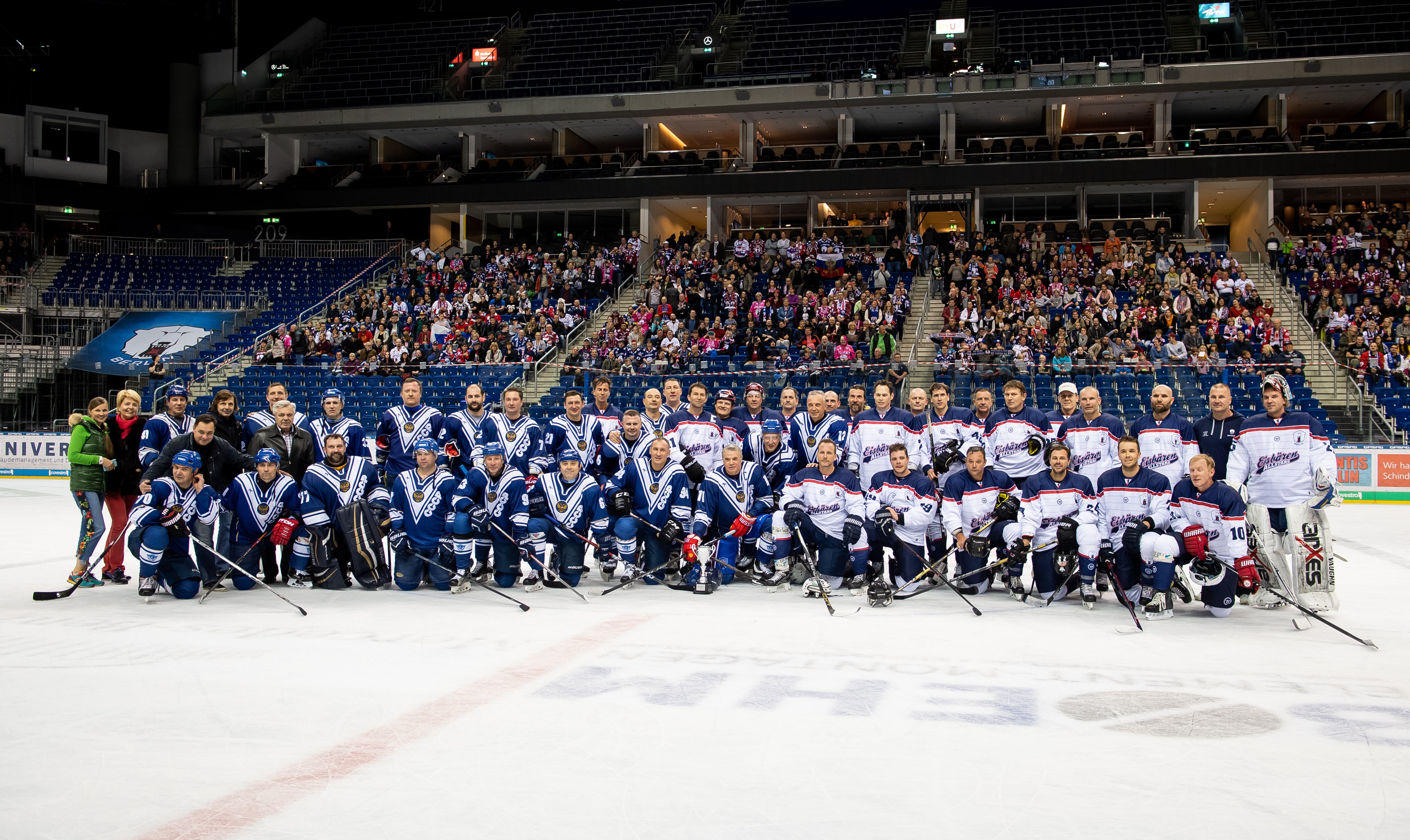 Eisbären Allstars unterliegen Gazprom export Hockey Eisbären Berlin