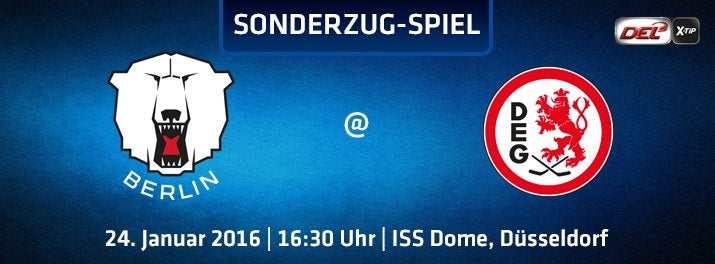 Ab 14:30 Uhr live: die Eisbären in Düsseldorf!