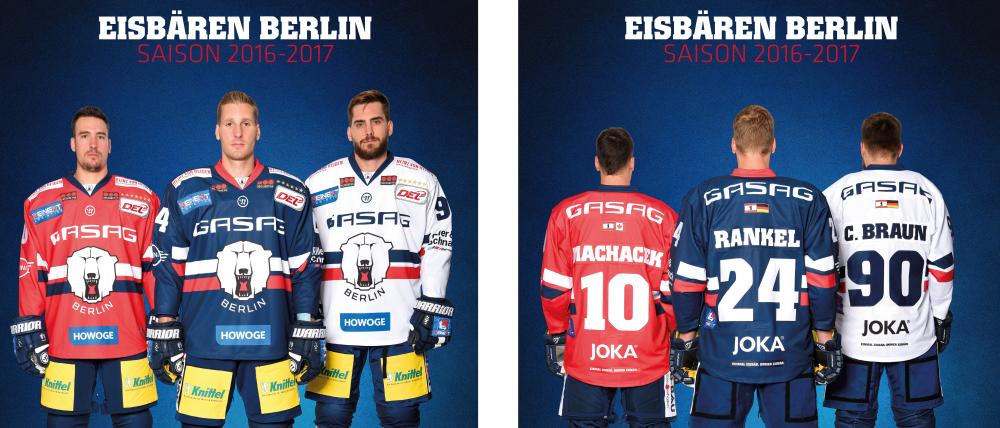 Eisbären Berlin stellen Trikots für neue Saison vor