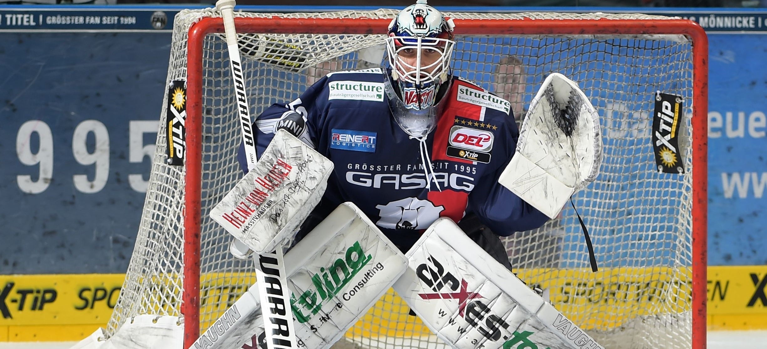 Eisbären mit Kevin Nastiuk gegen Krefeld