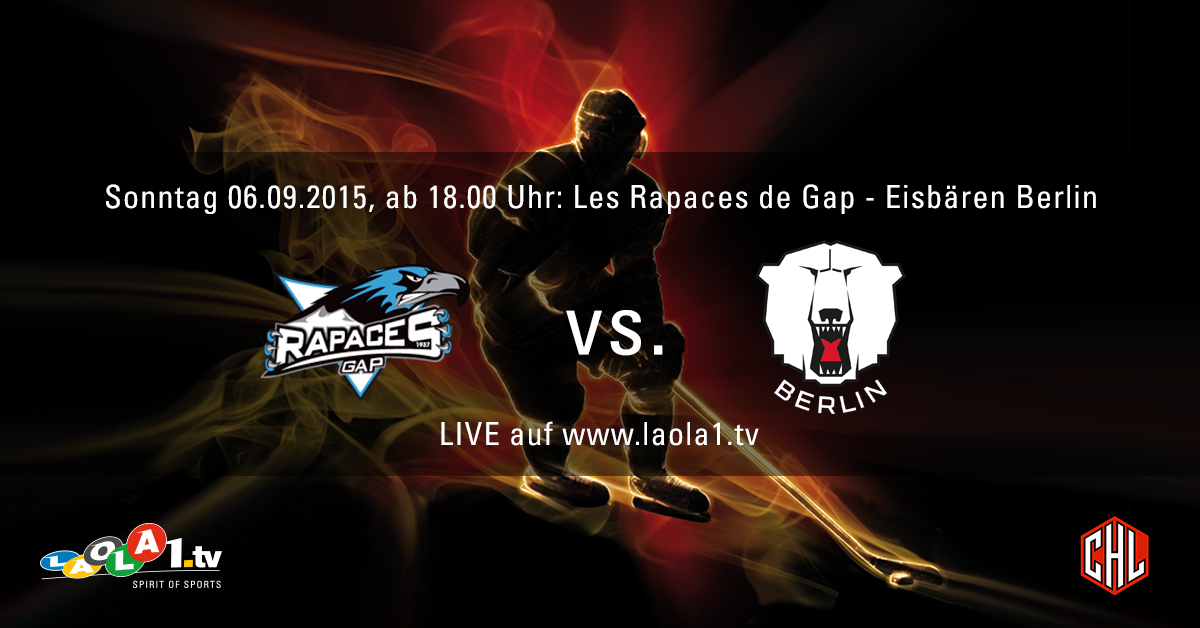Jetzt live: CHL-Auswärtsspiel der Eisbären bei Les Rapaces de Gap